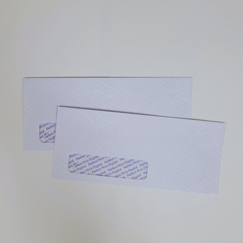 #10 white Wove Window Peel & seel Security Tint