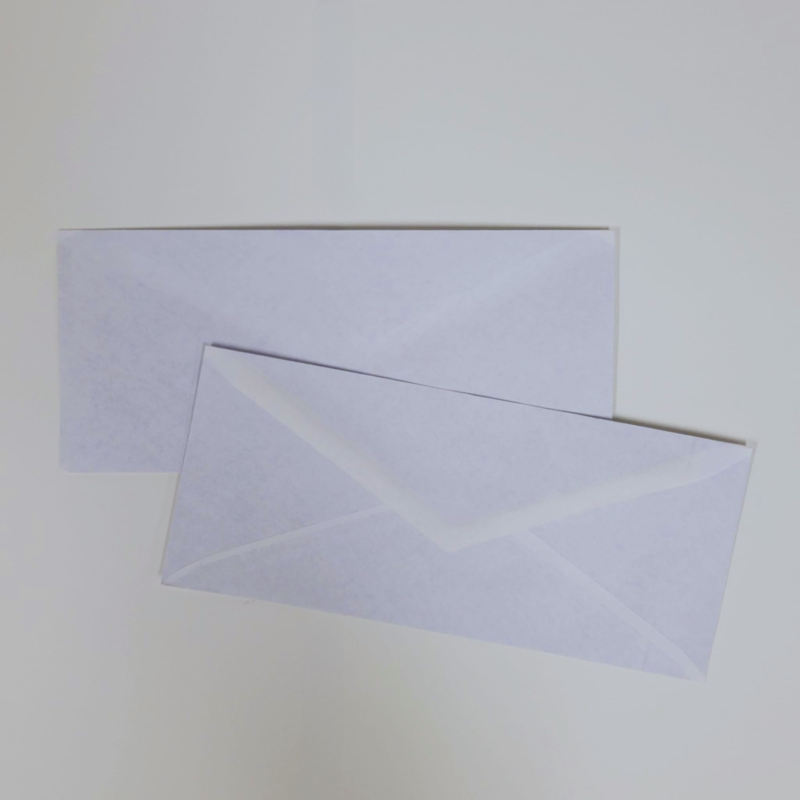 #10 white Wove Regular Peel & seel