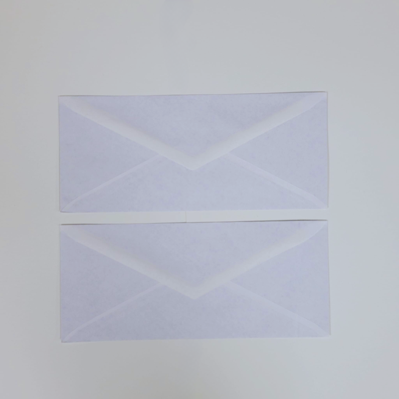 #10 white Wove Reg security tint