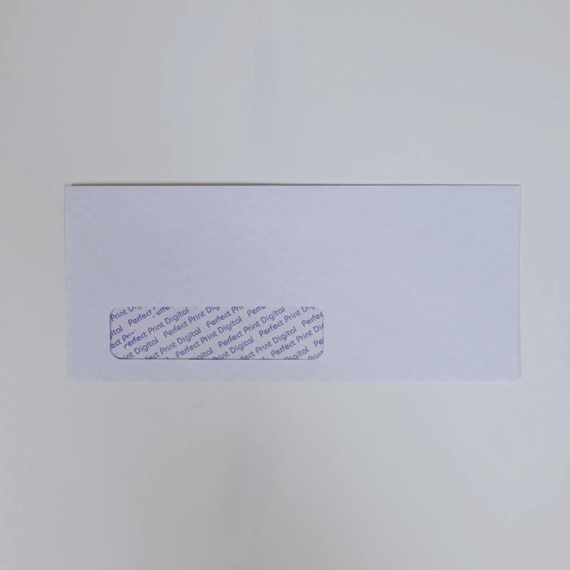 #10 white Wove Window Peel & seel Security Tint