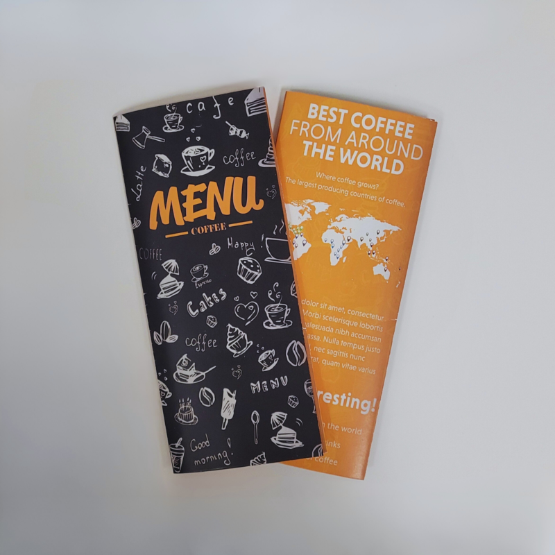 8.5x11 Trifold To Go Menu