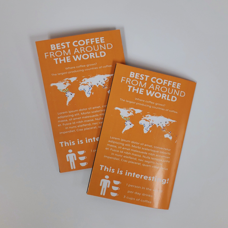 8.5 x 11 Half Fold Menu